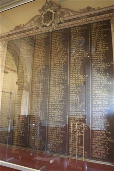 World War I Honour Board