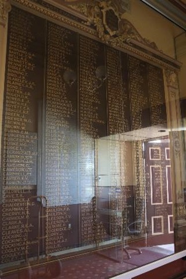 World War I Honour Board