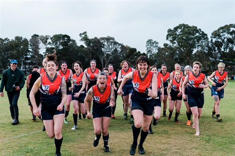 Mount Alexander Falcons footy team