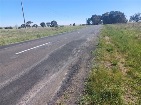 Baringhup Road section for reconstruction 