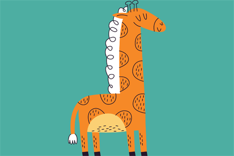 Storytime giraffe
