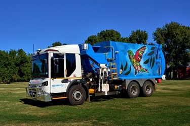 Eco truck art, 2025, Thea Sydes