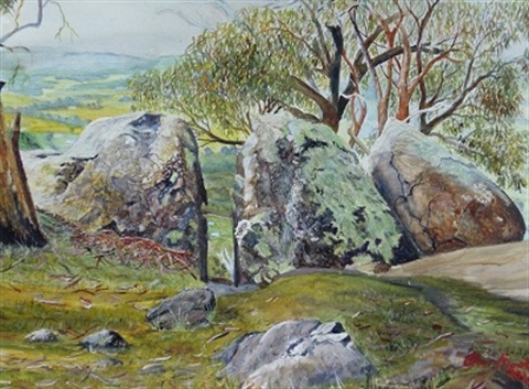 Chris-Moule-Three-Amigos-Revisited-2023-watercolour-Agitation-Hill-Artists.jpg