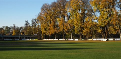 Camp Reserve in Castlemaine at sunset